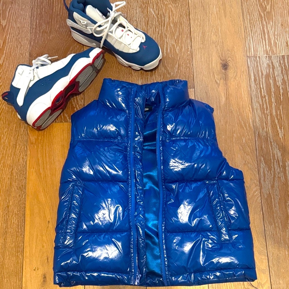Fashion Nova Kids Blue Puffer Vest